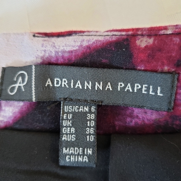 Adianna Papell Floral Pencil Skirt Size 6 - Picture 3 of 7